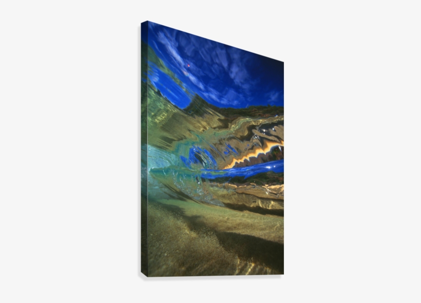 Hawaii, Abstract Underwater View Of Breaking Wave Canvas - Supplier Generic Hawaii Abstract Underwater View Of, transparent png