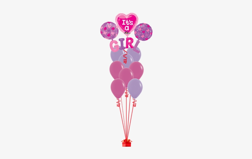 It's A Girl Supershape Active Balloon1 - Its A Girl Balloons Transparent, transparent png