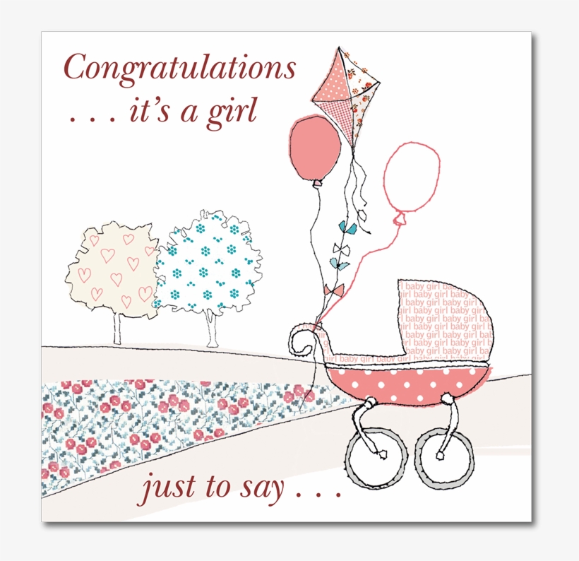 It's A Girl - Congratulations Its A Girl, transparent png