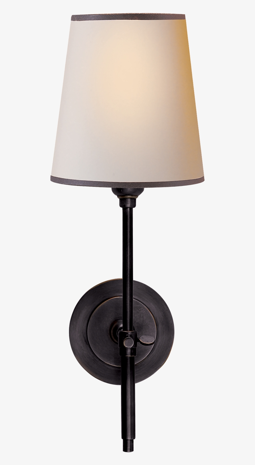 Bryant Sconce In Bronze With Natural Paper Shade And - Tob2002bz, transparent png