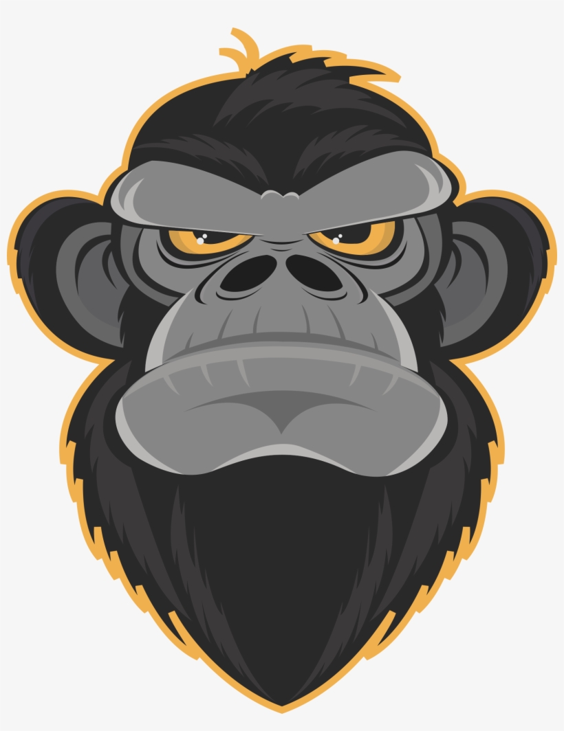 Caricature Ape, transparent png