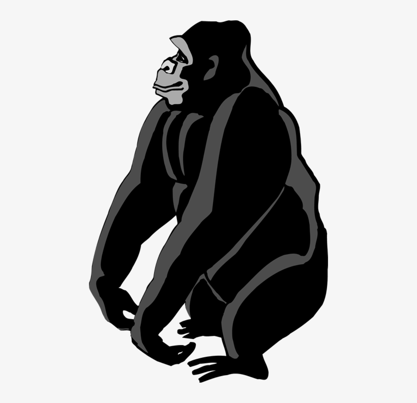 Gorilla Clipart - Gorilla Clipart Png, transparent png