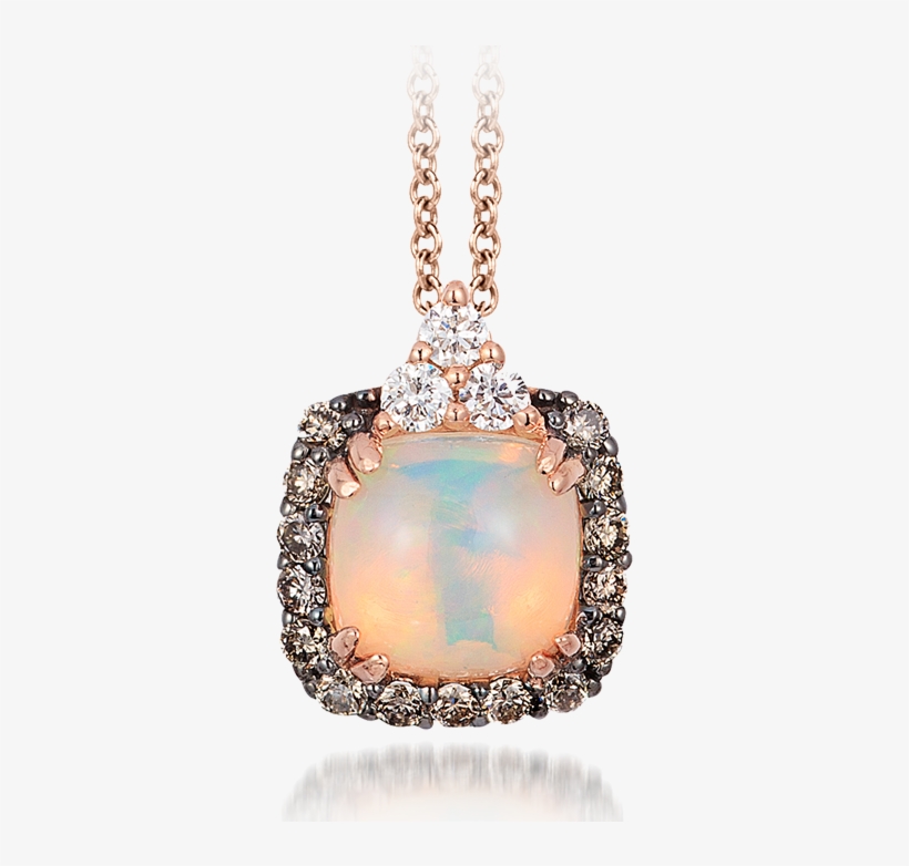 First Slide - Le Vian Opal Necklace 1/4 Ct Tw Diamonds 14k Strawberry, transparent png