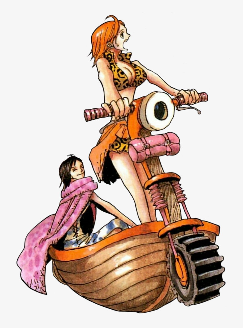 Nami & Robin From Chapter 401 Color Spread, transparent png