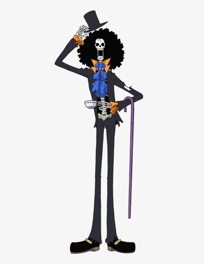Rednhf3 - Brook One Piece, transparent png