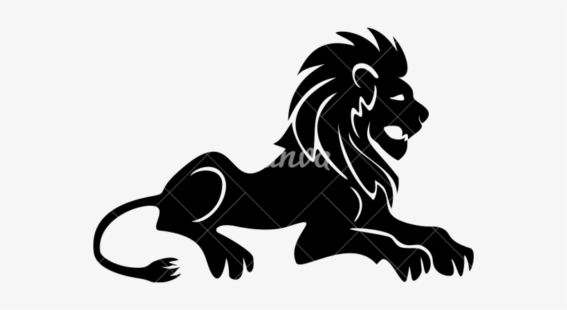 Go To Image - Lion Outline, transparent png