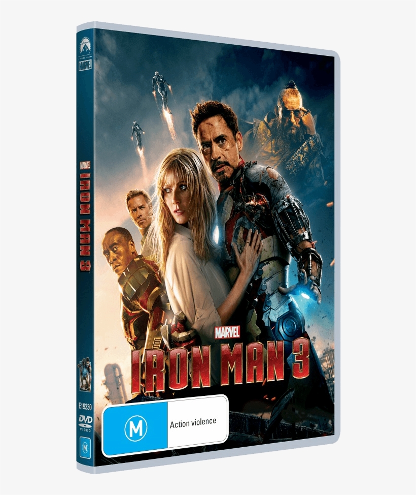Iron Man 3 Packshot Dvd 01 - Iron Man 3 (blu-ray), transparent png