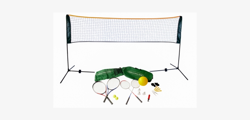 Badminton Volleyball And Tennis Set With A 5m Net - Traditional Garden Games 3 M Badminton Volleyball, transparent png