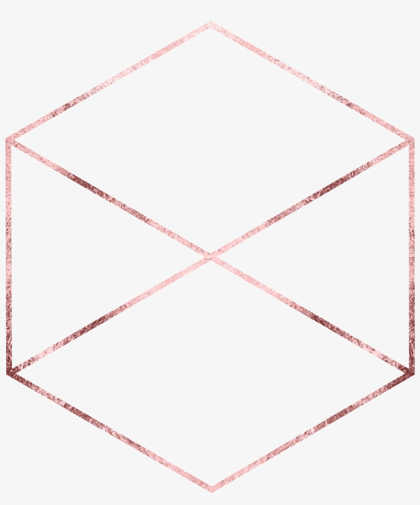 Hexagon Outline - Gold Hexagon Png, transparent png
