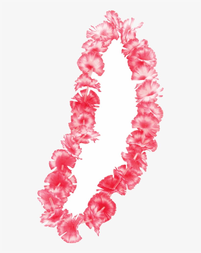 Pink & White Hawaiian Flower Lei, transparent png