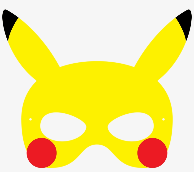 Pokemon Pikachu Mask More - Máscara De Pikachu, transparent png