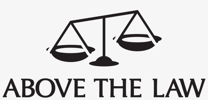 Scale Clipart Lawyer - Above The Law Logo, transparent png