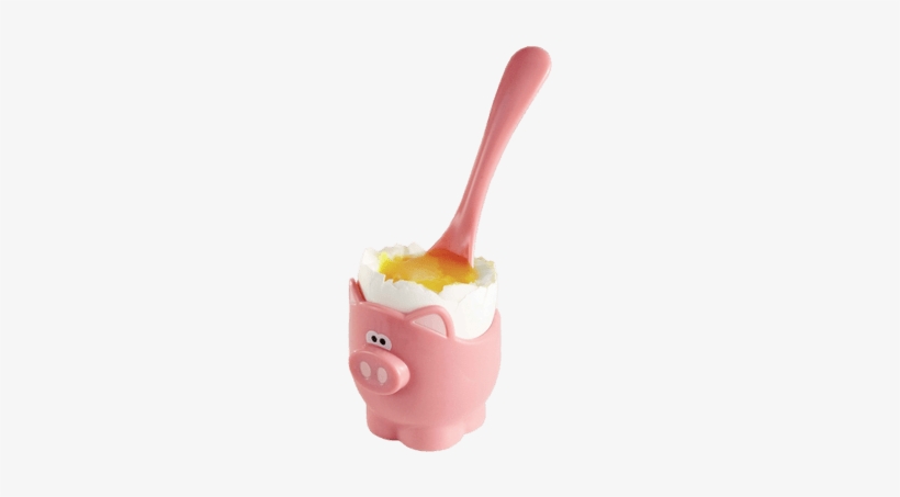 Piggy Egg Cup And Spoon - Joie Piggy Wiggy Egg Cup And Spoon, transparent png