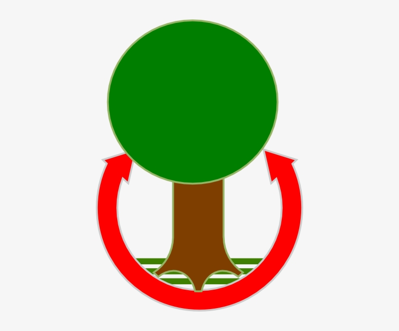 Tree With Brown Trunk Png, transparent png