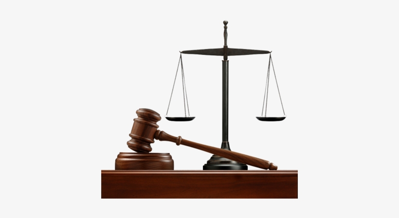 Fighting Employment Discrimination For People Who Stutter - Scales Of Justice And Gavel, transparent png