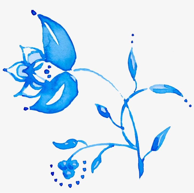 This Backgrounds Is Blue Art Flower Pass Transparent - Portable Network Graphics, transparent png