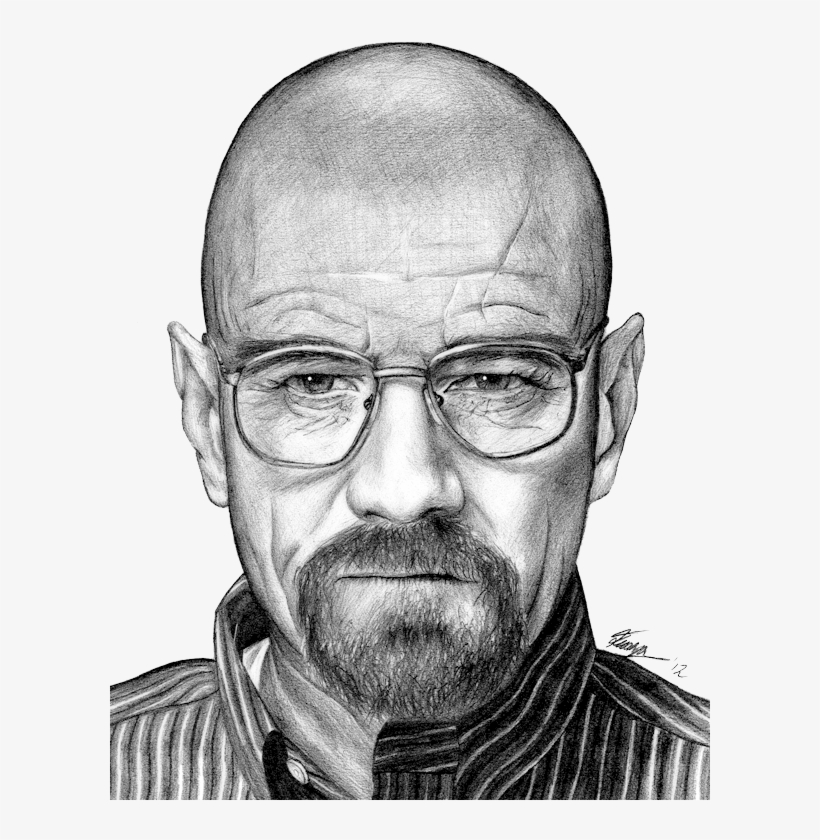 Walter White Png Pic - Walter White Black White, transparent png