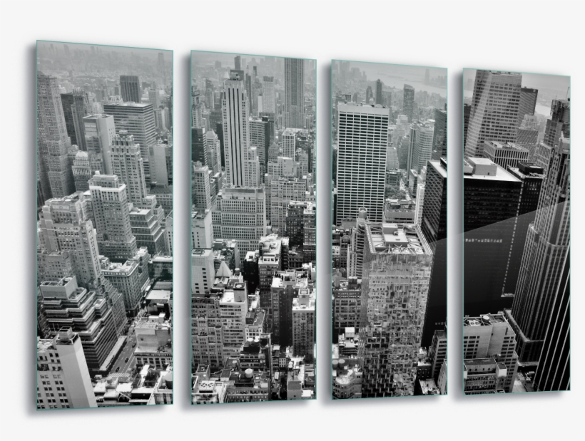 New York City Skyline Canvas Amp Glass Wall - New York City, transparent png