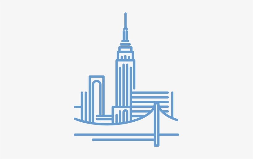 Elevating Agencies That Make The City Great - Ny Skyline 1 Line, transparent png