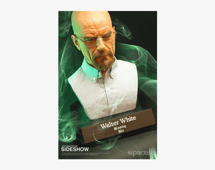 Walter White Glasses Png - Breaking Bad - Walter White 1:1 Scale Bust, transparent png