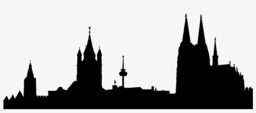 Skyline Divider Black By Toxicestea-d4fsw2s - Hogwarts Skyline Png, transparent png
