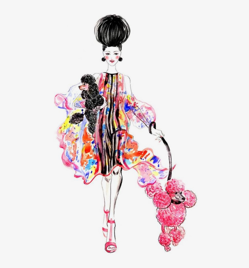 Farverig Grafik "vektor Genre» Png - Fashion Illustration Artist Watercolour, transparent png