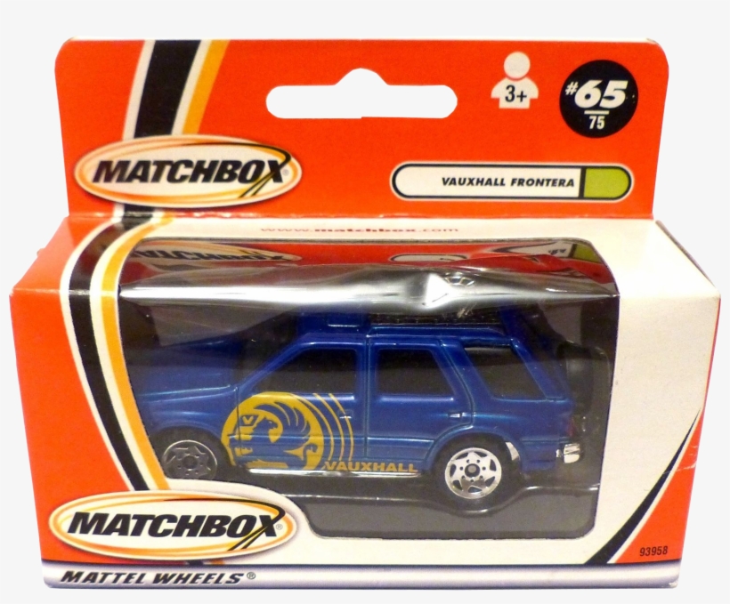 Vauxhall Frontera Package Front - Mattel Matchbox 2001 Kelloggs ...