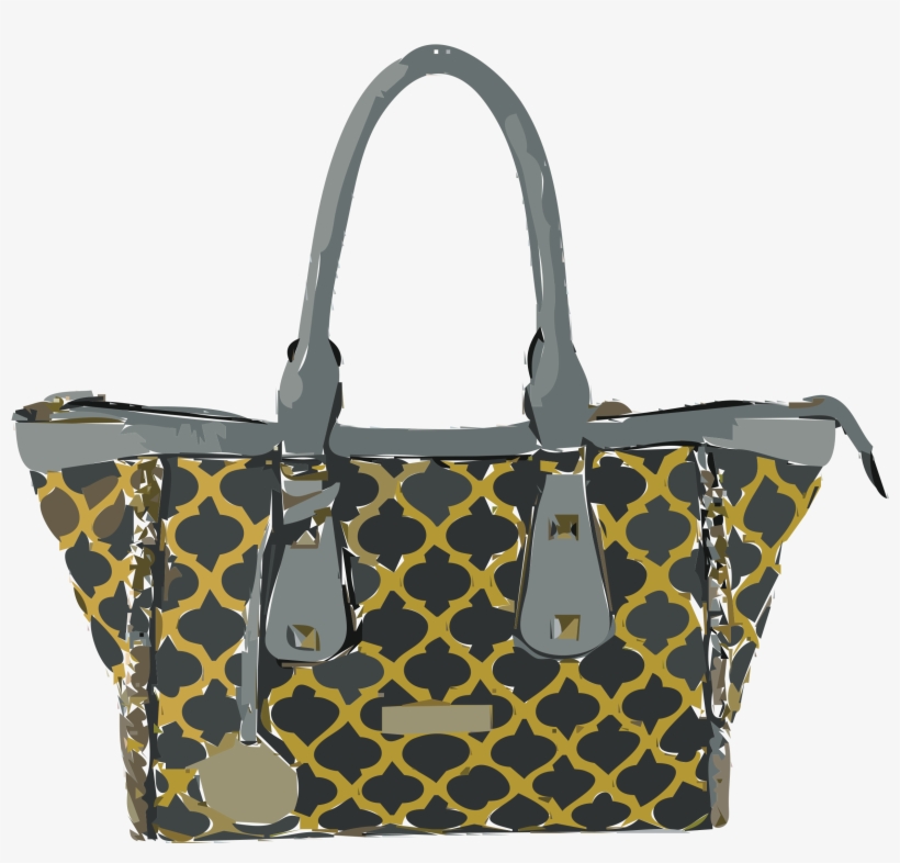 This Free Icons Png Design Of Leather Patterned Bag, transparent png