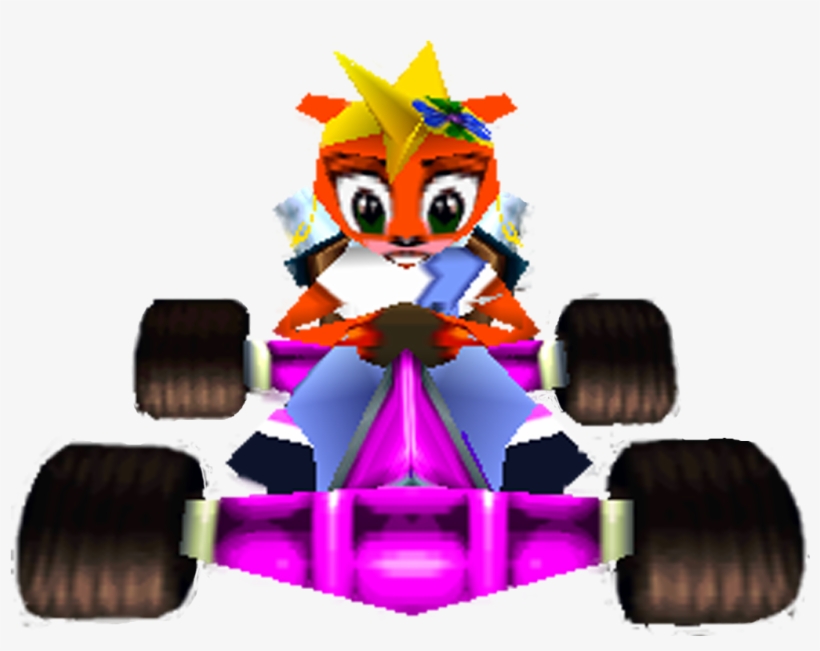 Ctr Coco In-kart - Crash Team Racing Coco Bandicoot, transparent png