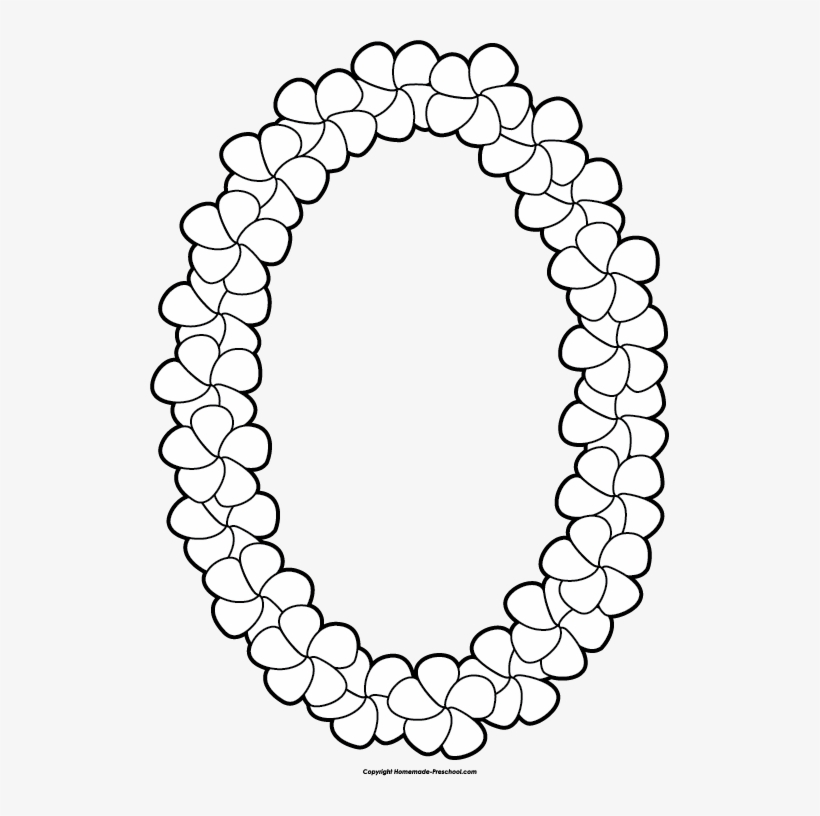 Click To Save Image - Lei Clip Art Black And White, transparent png