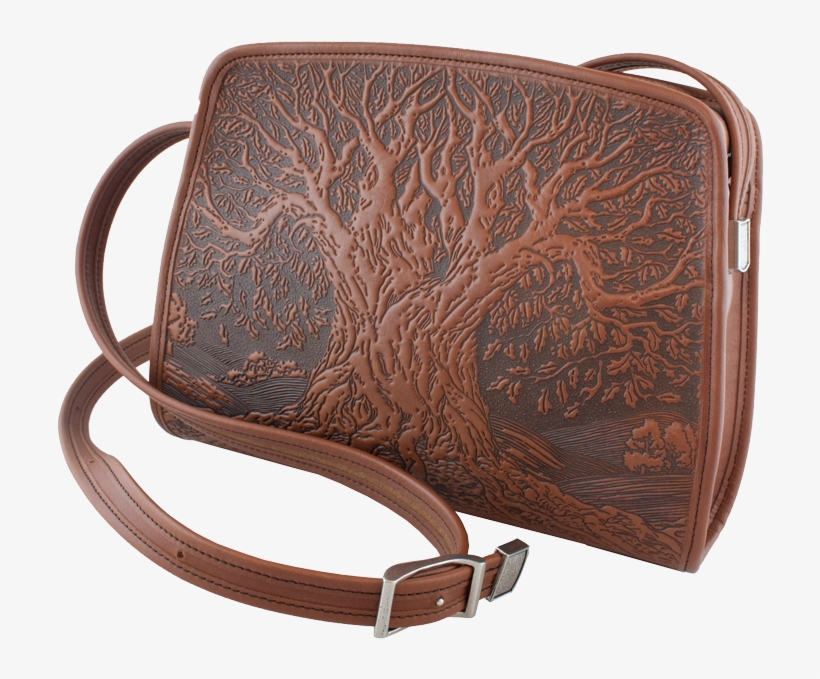Leather Handbag - Leather Handbag Tree Of Life Retro Cross Body, transparent png