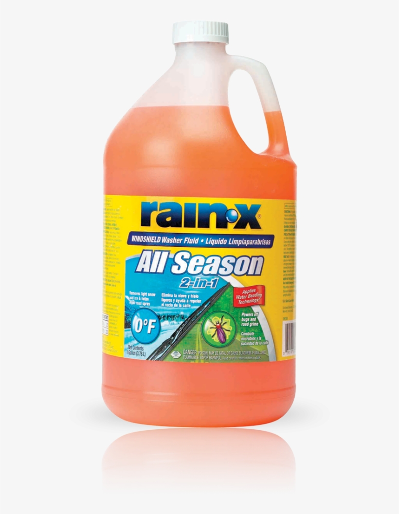 Rain-x All Season Windshield Washer Fluid - 1 Gal Jug, transparent png