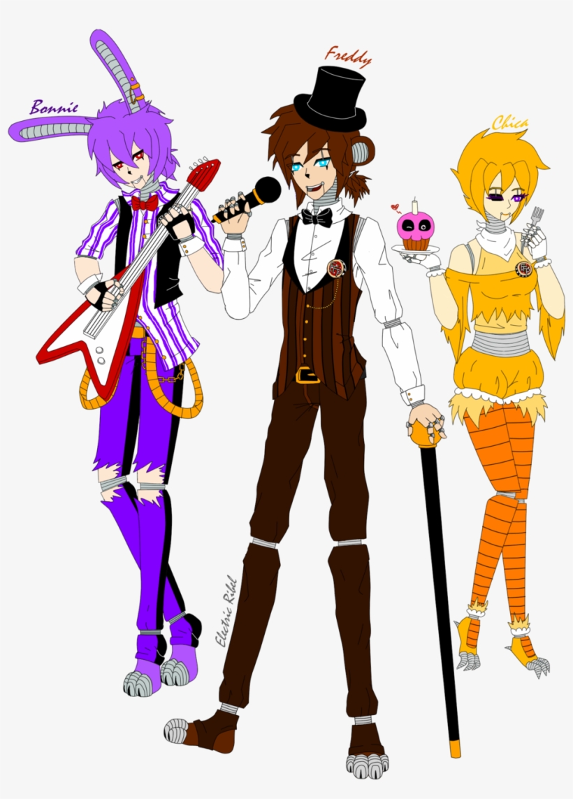 Human Freddy And Chica, transparent png
