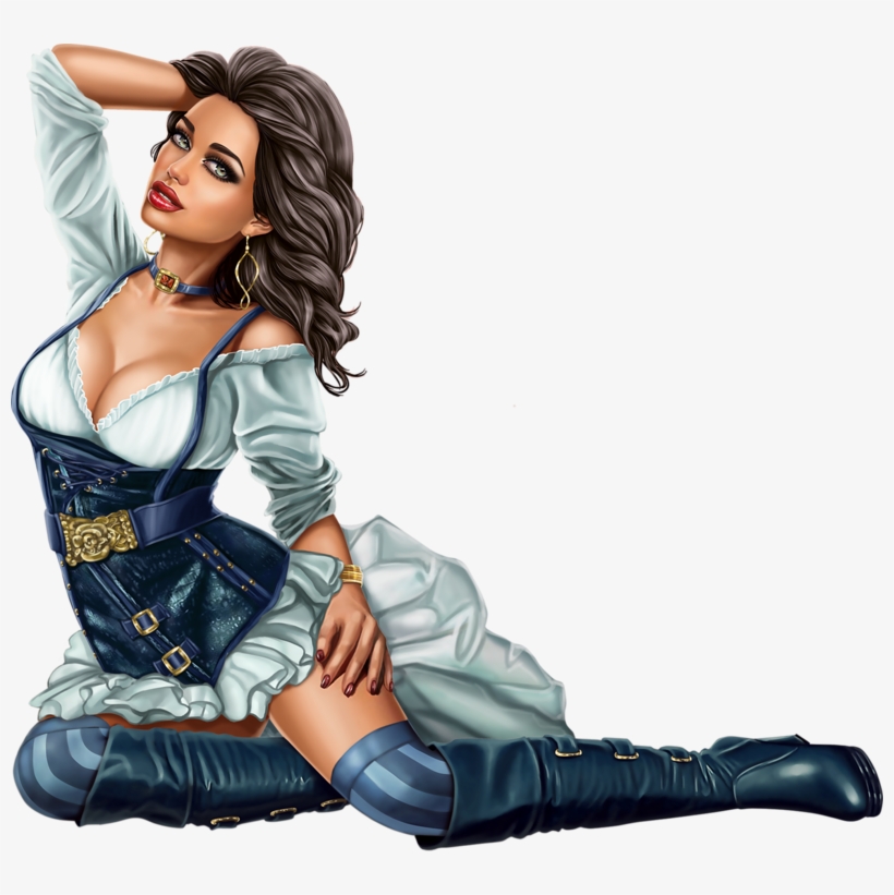 Tubes 3d Artist Alehandra Vanhek Piraten, Clipart, - Png Femme 3d, transparent png