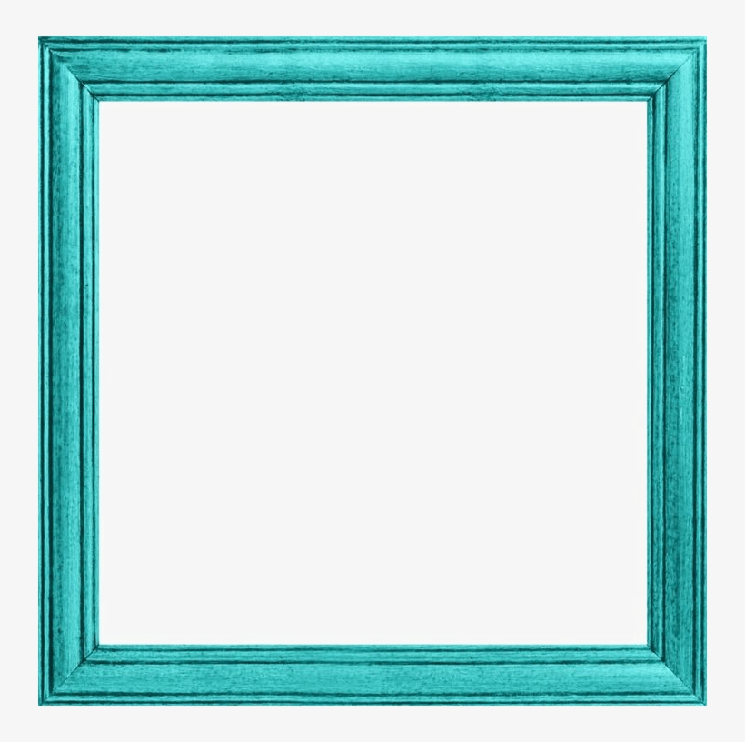 Cadre En Turquoise, transparent png