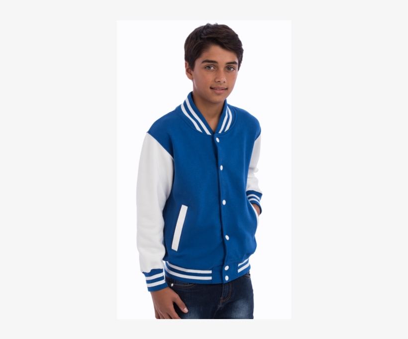 Kids Varsity Jacket - Jacket, transparent png