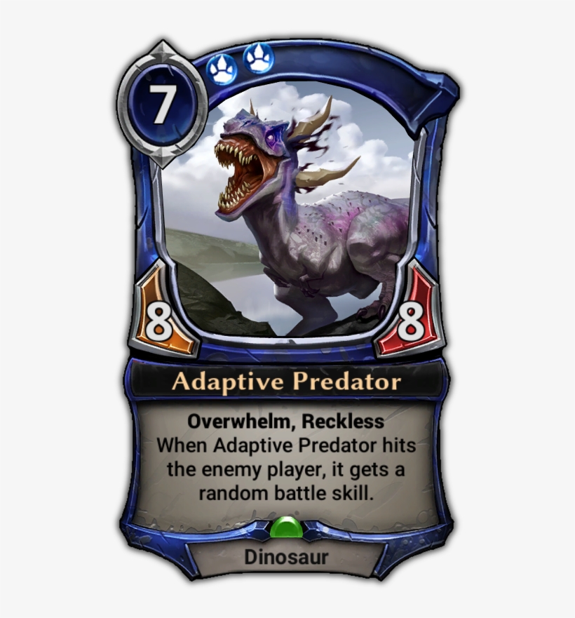 Adaptive Predator - Eternal Card Game Oni, transparent png