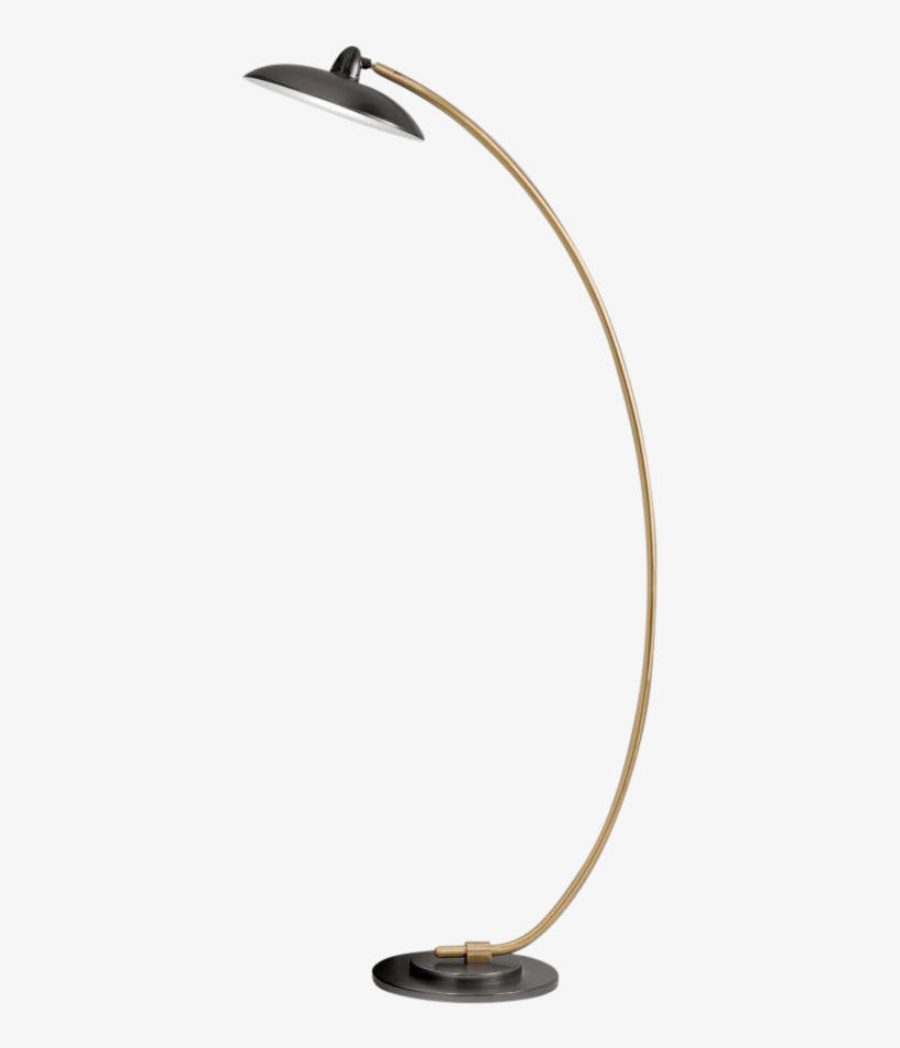 Curved Black Bronze Lamp With English Brass By Gustavian - Circle, transparent png