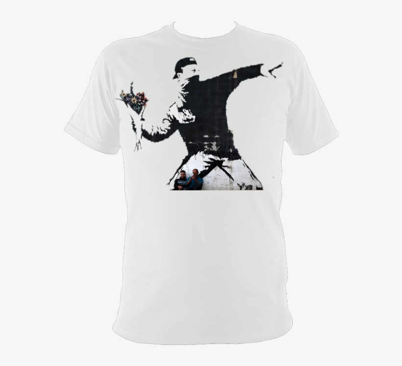 Banksy - Banksy Flower Thrower Jerusalem, transparent png