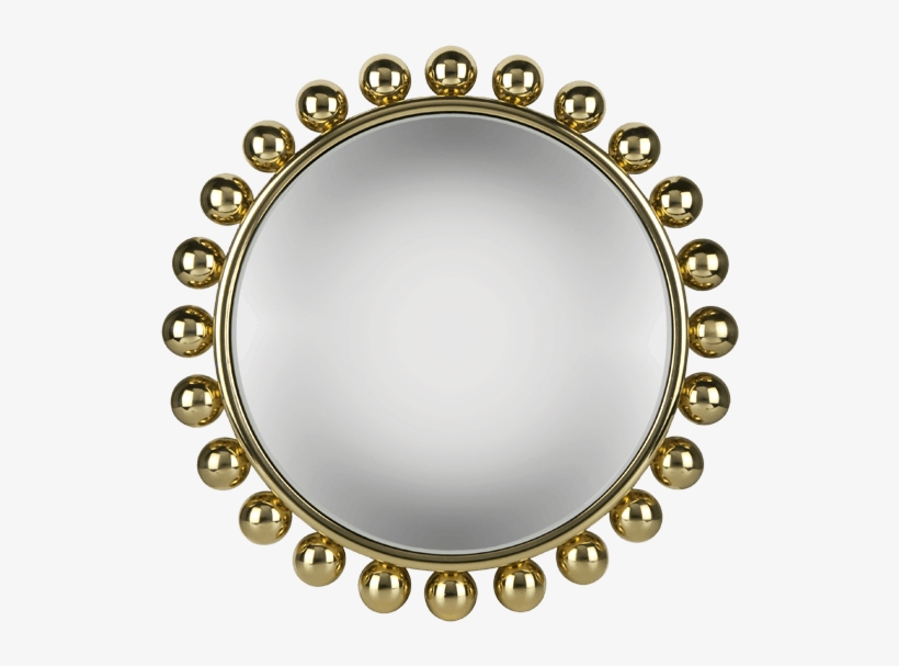 Mirror Frame Leopardo - Circle, transparent png