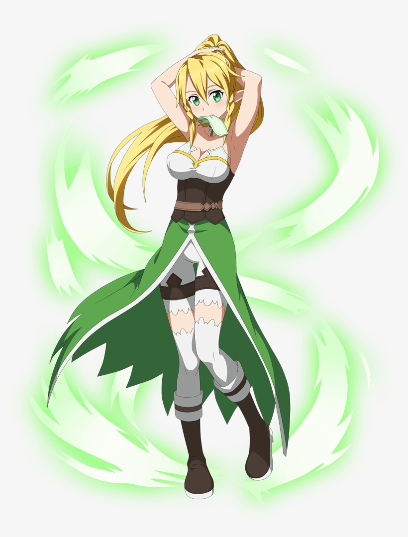 Leafa Saoasunafemale Animesword, transparent png