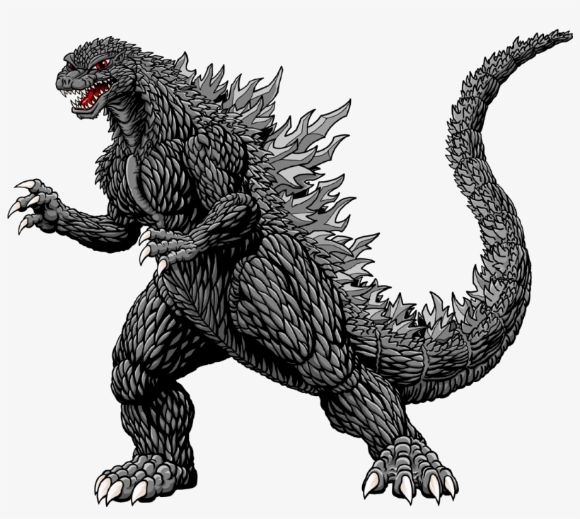 Japanese Monster Movies Images Godzilla 2000 Hd Wallpaper - Godzilla Silhouette, transparent png