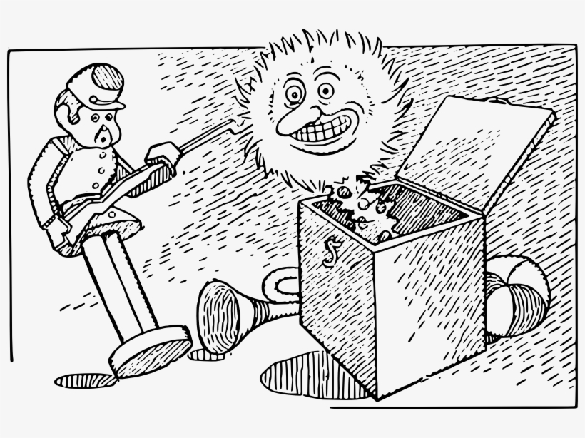 Jack In The Box Thing - Toy, transparent png