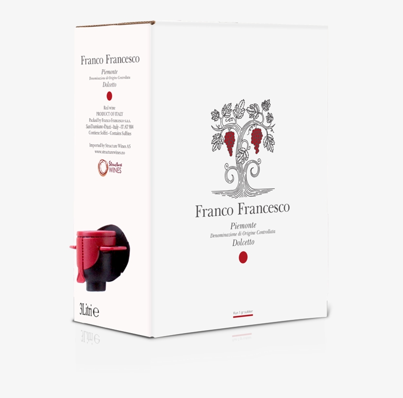 Italian Red Wine Doc, In The Box Franco Francesco - Box Wine, transparent png