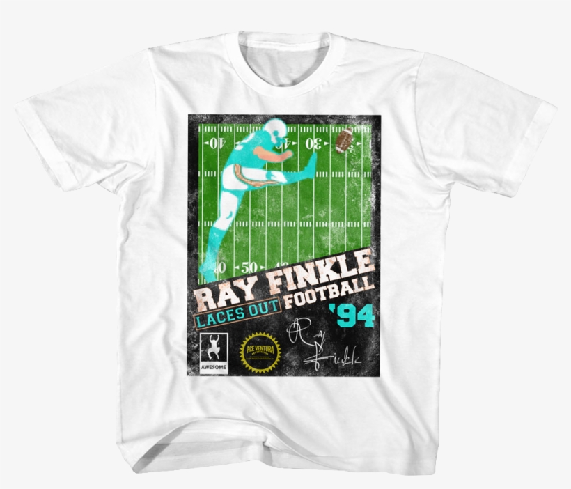 Youth Ray Finkle Laces Out Football Ace Ventura Shirt - Ray Finkle Laces Out Football, transparent png