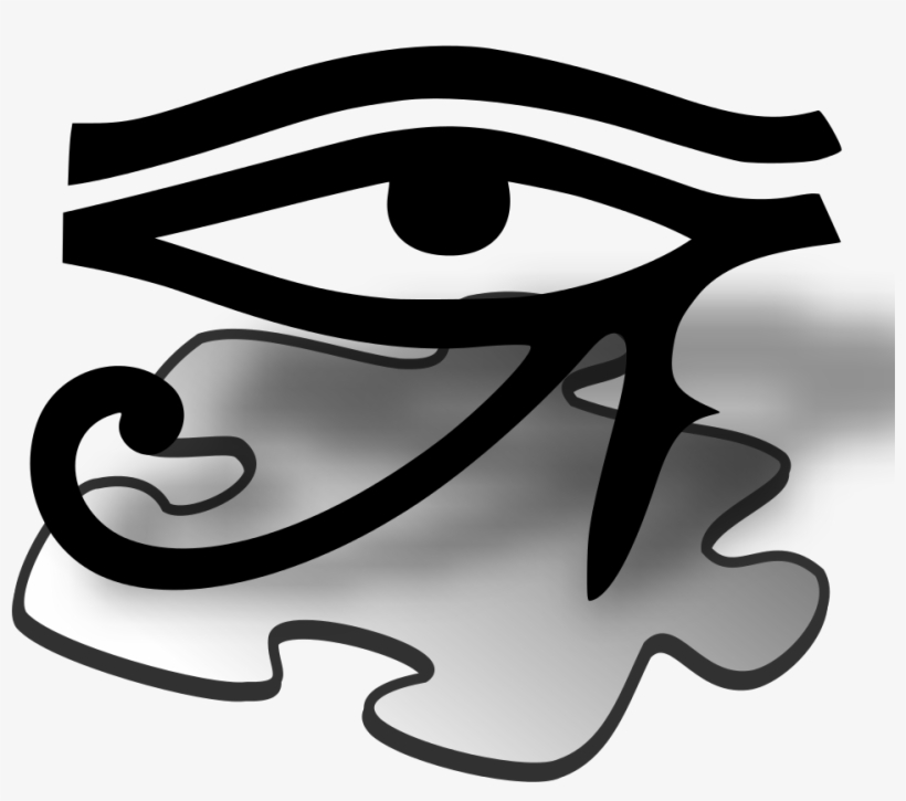 File - Amon-ra Template - Svg - Eye Of Horus, transparent png