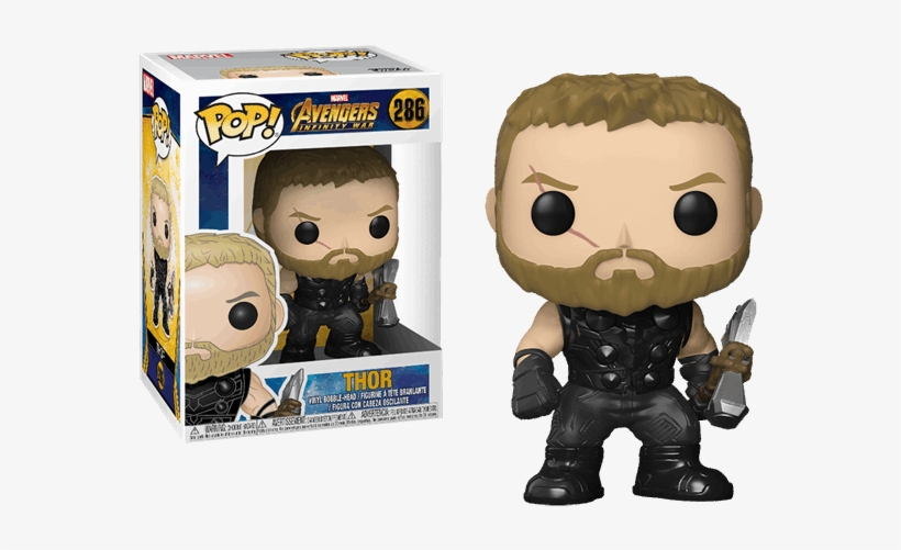thor with hammer and stormbreaker pop