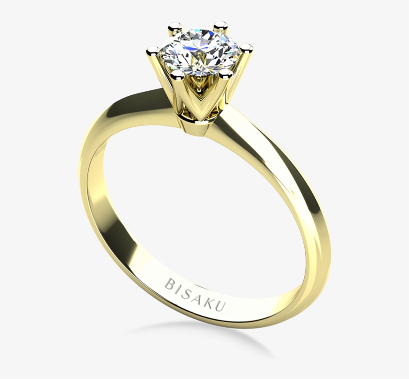 A Spectacular Engagement Ring With Six Beautifully - Engagement Ring, transparent png
