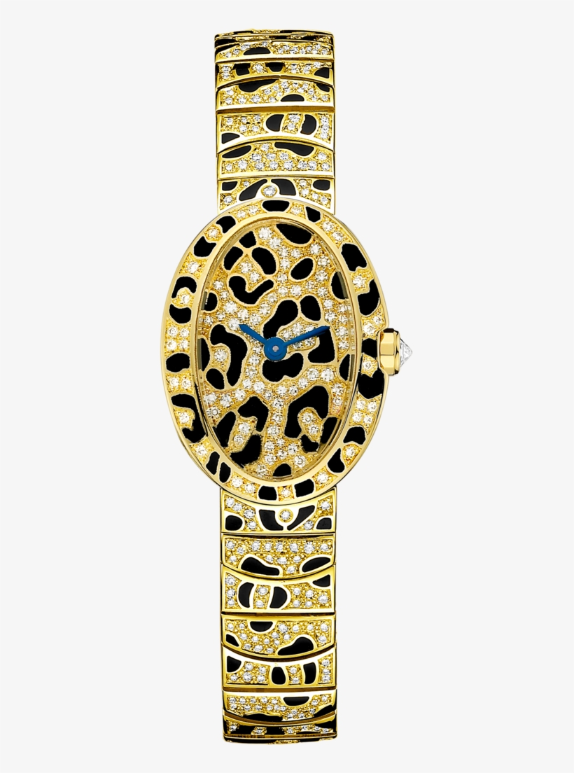 Mini Baignoire Panther Spots Watchmini, 18k Yellow - Cartier Hpi00961 Cartier, transparent png