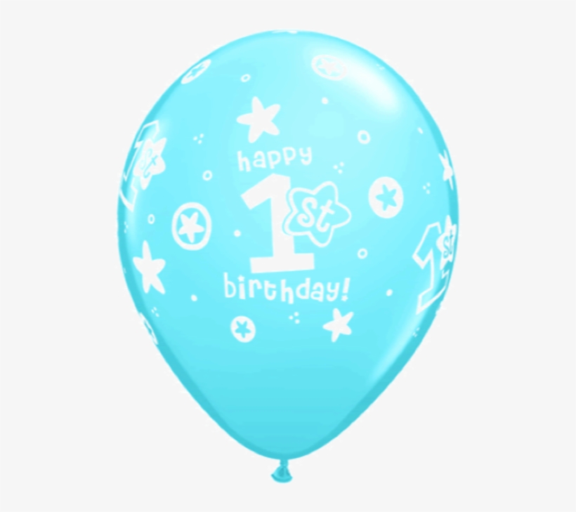 1st Birthday Circle Stars - Birthday, transparent png